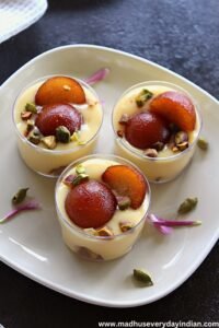 Gulab Jamun Cheesecake Jars